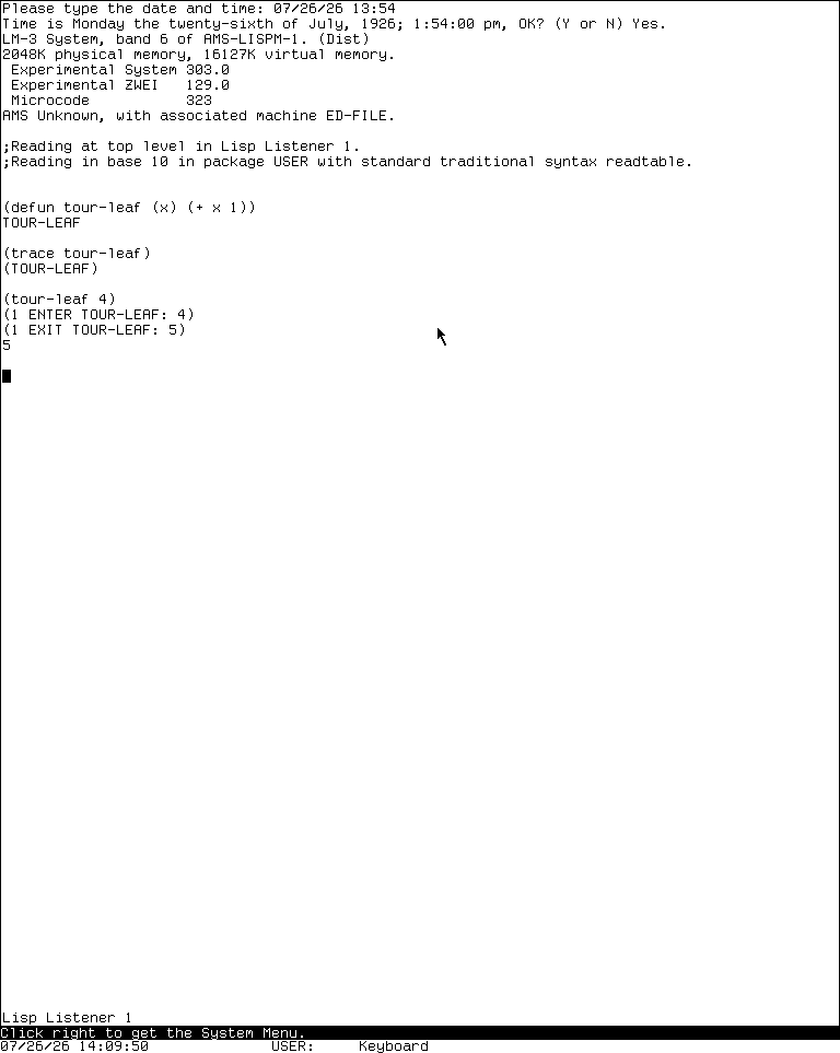 One Listener interaction signalling a synthetic error and entering the Error Handler.