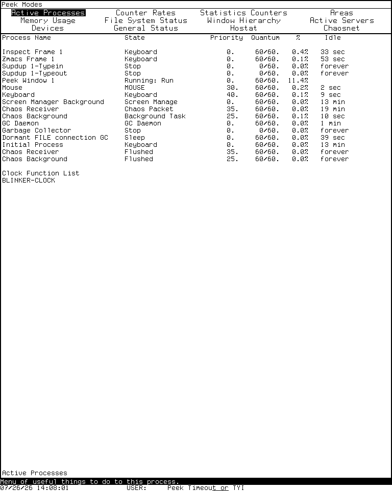 One System 303 interaction choosing Edit Screen and reaching its highlighted prompt.