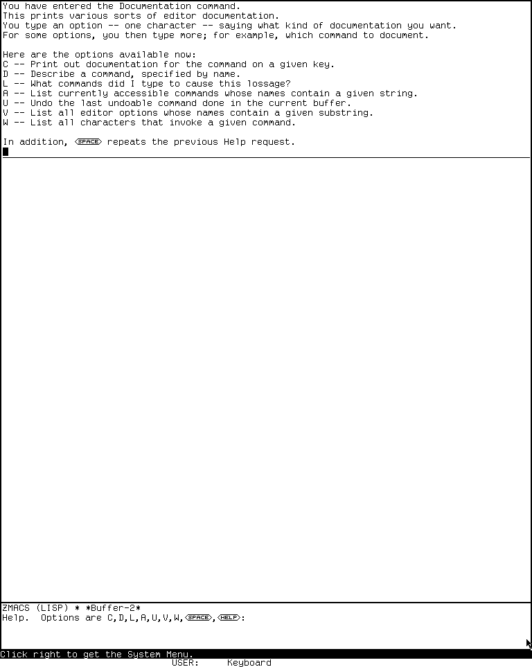 System 303 ZWEI displaying the live Help dispatcher